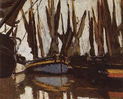 Fishing Boats (Study) Claude Monet
